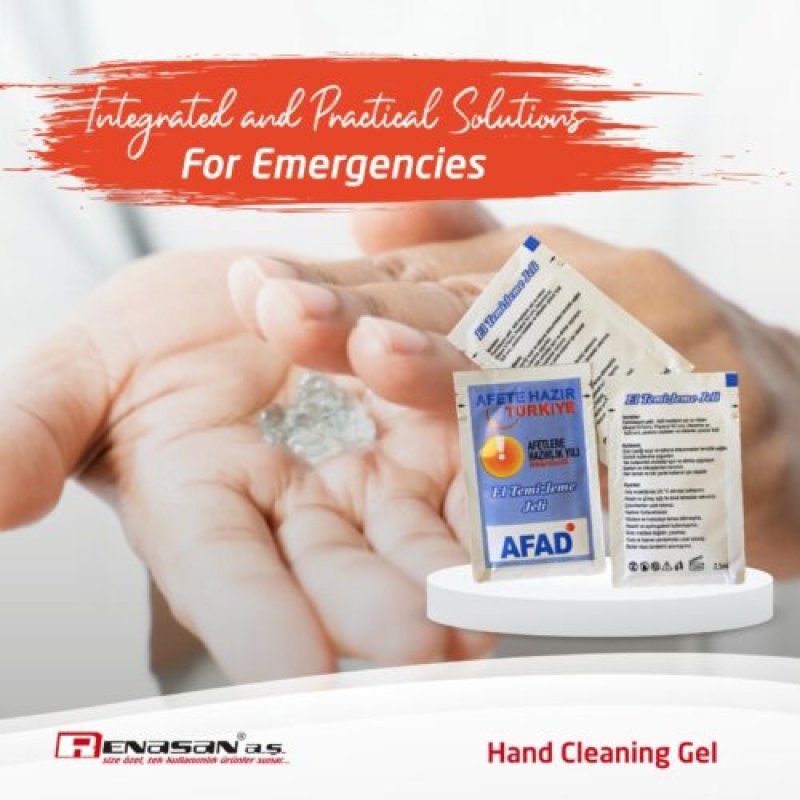 Filling with your Antibacterial Gel Brand