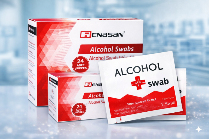 Alcohol Disinfectant Swab Wipes 6x8 - Boxed