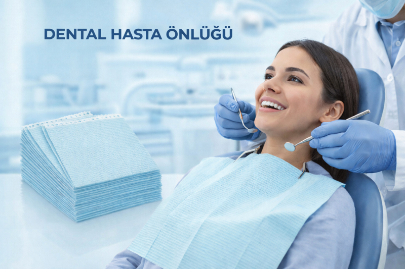Dental Hasta Önlüğü - Dişçi Hasta Önlüğü