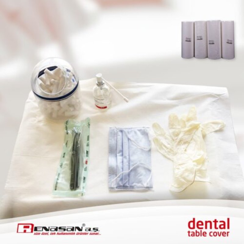 Dental Tray Cover Roll 25×30 cm WHITE (100 / 150 / 200 / 250 / 280 Sheets)