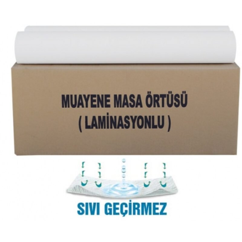 Muayene Masa Örtüsü Laminasyonlu En:60cm 100m (Lamineli) – 3 Katlı