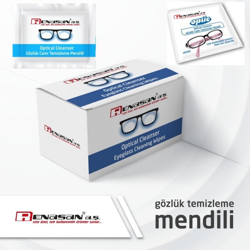 Gözlük Temizleme ve Buğu Önleyici Mendili-48’lü Kutu Standart