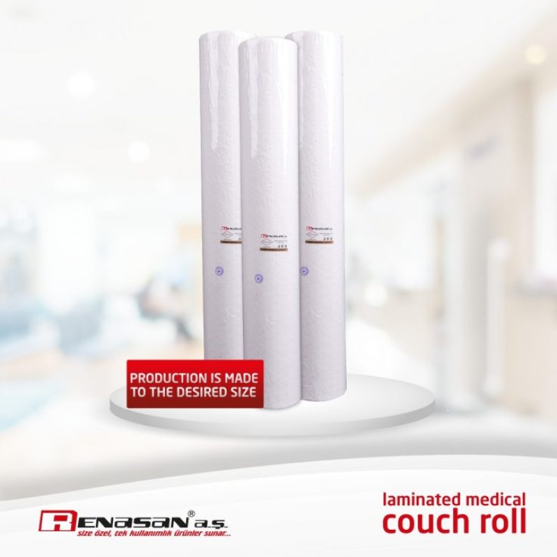 Laminated Examination Table Cover 100 Meters – Width: 51 cm (Laminated) – 2-Ply