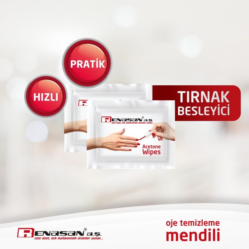 Asetonlu Mendil – Oje Çıkarıcı Mendil