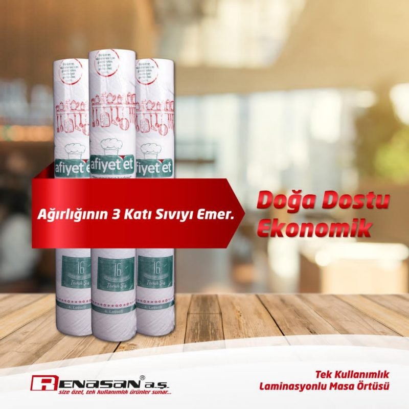 Roll Laminated Paper Table Cover – 30 Meters