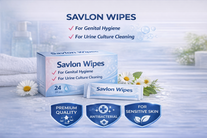 Savlon Wipes (Genital Cleaning Wipes - Urine Culture Cleaning Wipes)