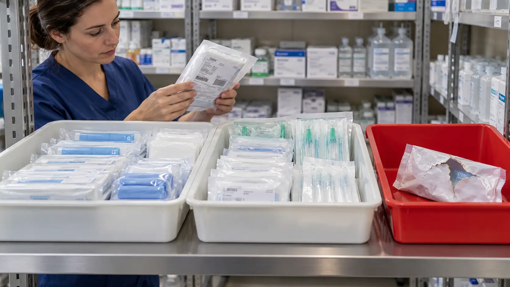 Parti ve son kullanma tarihiyle medikal sarf stok takibi / Medical consumables batch and expiry stock tracking