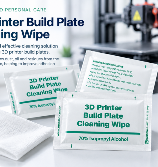 RENASAN 3D printer build plate cleaning wipe