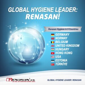 RENASAN ihracat yaptığı ülkeler afişi / RENASAN export countries poster