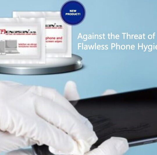 Telefon ve ekran temizleme mendili / Phone and screen cleaning wipe